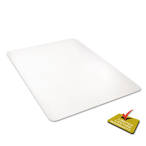 Picture of All Day Use Chair Mat - Hard Floors, 45 x 53, Rectangle, Clear