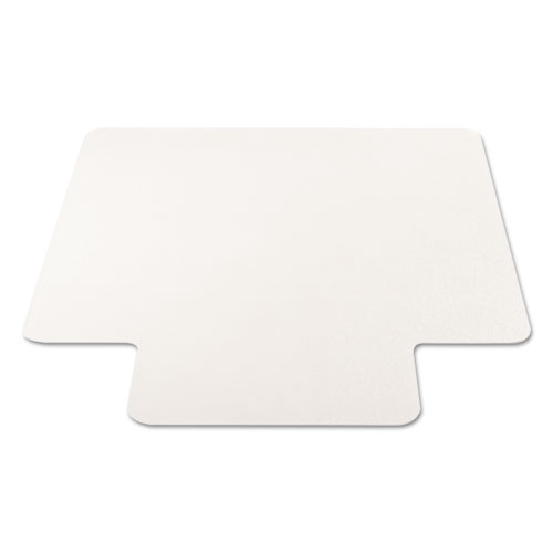 Picture of EconoMat All Day Use Chair Mat for Hard Floors, Flat Packed, 45 x 53, Wide Lipped, Clear