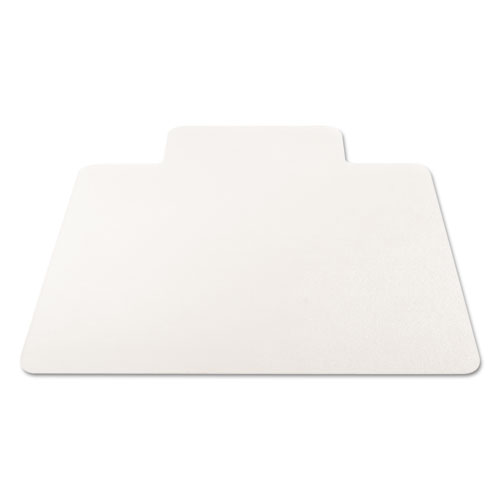 Picture of EconoMat All Day Use Chair Mat for Hard Floors, Flat Packed, 45 x 53, Wide Lipped, Clear