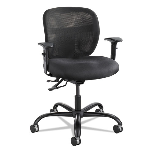 Picture of Vue Intensive-Use Mesh Task Chair, Supports Up to 500 lb, 18.5" to 21" Seat Height, Black