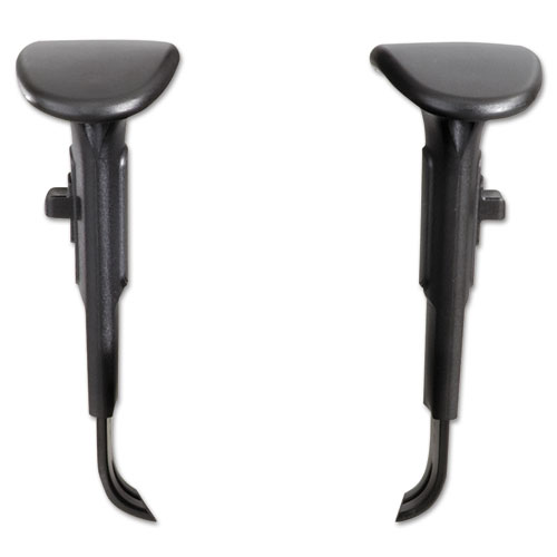 Picture of Adjustable T-Pad Arms for Safco Alday and Vue Series Task Chairs and Stools, 3.5 x 10.5 x 14, Black, 2/Set