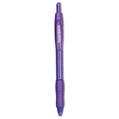 Profile+Ballpoint+Pen%2C+Retractable%2C+Bold+1.4+mm%2C+Purple+Ink%2C+Translucent+Purple+Barrel%2C+Dozen