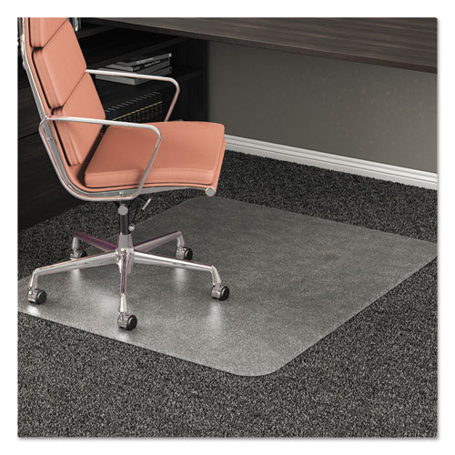 Picture of RollaMat Frequent Use Chair Mat, Medium Pile Carpet, Flat, 46 x 60, Rectangle, Clear