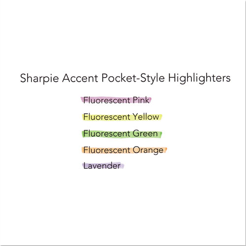 Picture of Pocket Style Highlighters, Fluorescent Yellow Ink, Chisel Tip, Yellow Barrel, Dozen