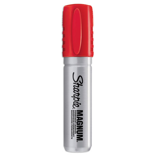 Magnum+Permanent+Marker%2C+Broad+Chisel+Tip%2C+Red