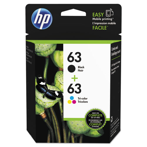 Hp+63%2C+%28l0r46an%29+2-Pack+Black%2Ftri-Color+Original+Ink+Cartridges