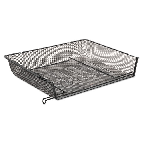 Picture of Mesh Stacking Side Load Tray, 1 Section, Letter Size Files, 14.25" x 10.13" x 2.75", Black