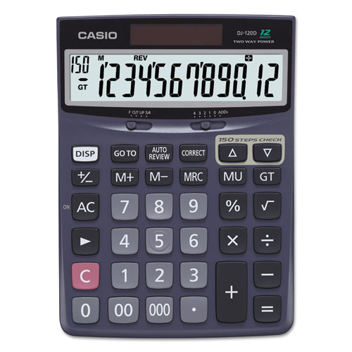 Picture of DJ120D Calculator, 12-Digit LCD