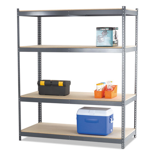 Picture of Steel Pack Archival Shelving, 69w x 33d x 84h, Gray