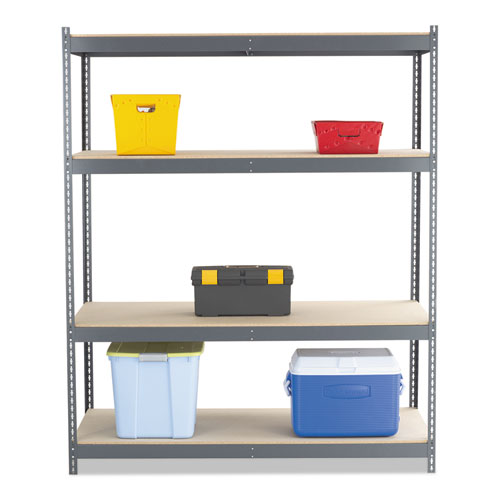 Picture of Steel Pack Archival Shelving, 69w x 33d x 84h, Gray