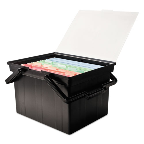 Picture of Companion Portable File, Letter/Legal Files, 17" x 14" x 11", Black