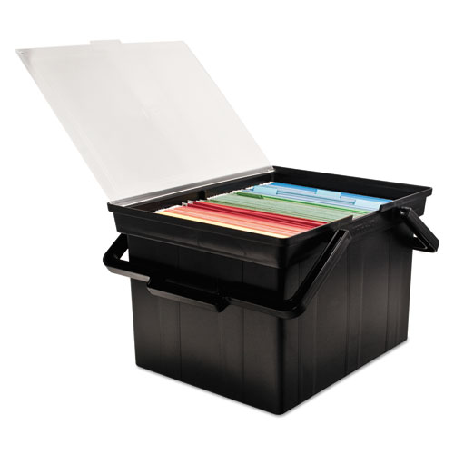 Picture of Companion Portable File, Letter/Legal Files, 17" x 14" x 11", Black