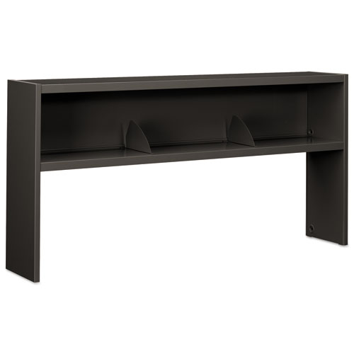 Picture of 38000 Series Stack On Open Shelf Hutch, 72w x 13.5d x 34.75h, Charcoal