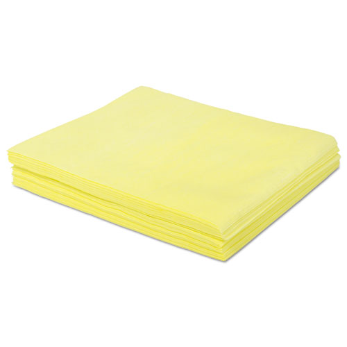 Picture of Dust Cloths, 18 x 24, Yellow, 50/Bag, 10 Bags/Carton