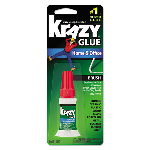 Picture of All Purpose Brush-On Krazy Glue, 0.18 oz, Dries Clear