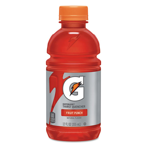 Picture of G-Series Perform 02 Thirst Quencher, Fruit Punch, 12 oz Bottle, 24/Carton