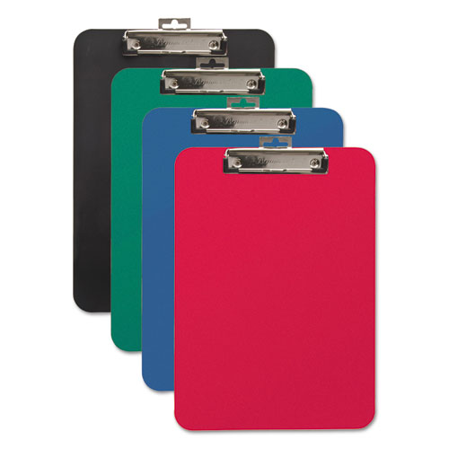 Picture of Unbreakable Recycled Clipboard, 0.25" Clip Capacity, Holds 8.5 x 11 Sheets, Blue