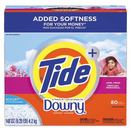 Picture of Touch of Downy Laundry Detergent, Powder, April Fresh, 148 oz Box, 2/Carton