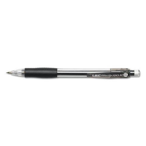 Picture of Velocity Original Mechanical Pencil, 0.5 mm, HB (#2.5), Black Lead, Black Barrel, Dozen