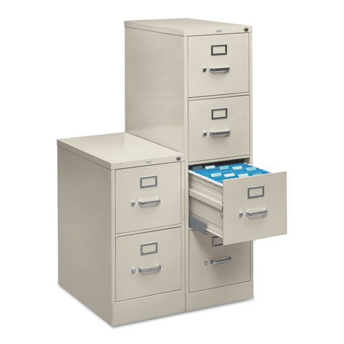 Picture of 510 Series Vertical File, 4 Legal-Size File Drawers, Light Gray, 18.25" x 25" x 52"