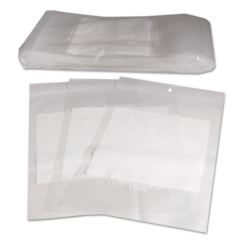 Picture of Write-On Poly Bags, 2 mil, 6" x 9", Clear, 1,000/Carton