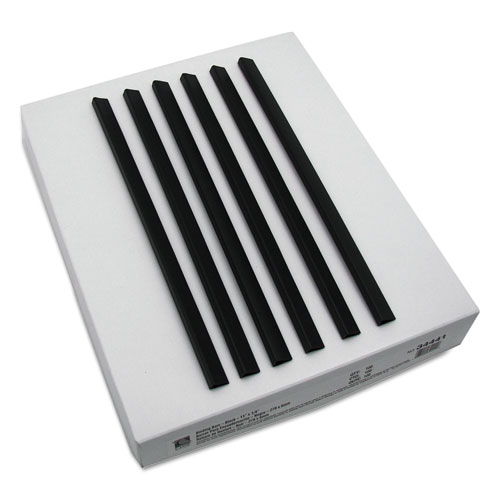 Picture of Slide 'N Grip Binding Bars, 40-Sheet Capacity, 11" x 0.25", Black, 100/Box