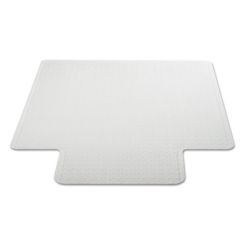 Picture of Moderate Use Studded Chair Mat for Low Pile Carpet, 45 x 53, Wide Lipped, Clear