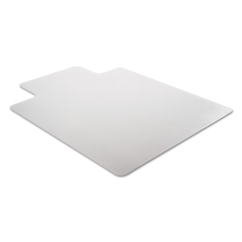 Picture of Moderate Use Studded Chair Mat for Low Pile Carpet, 45 x 53, Wide Lipped, Clear