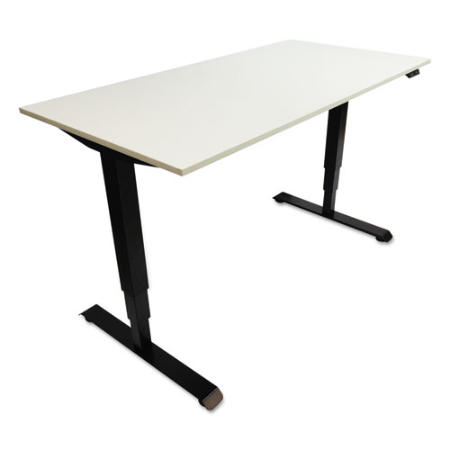 Picture of AdaptivErgo Sit-Stand 3-Stage Electric Height-Adjustable Table Base with Memory Control, 48.06" x 24.35" x 25" to 50.7",Black