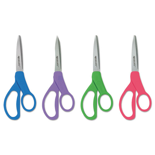 Student+Scissors+with+Antimicrobial+Protection%2C+Pointed+Tip%2C+7%26quot%3B+Long%2C+3%26quot%3B+Cut+Length%2C+Randomly+Assorted+Handle+Color