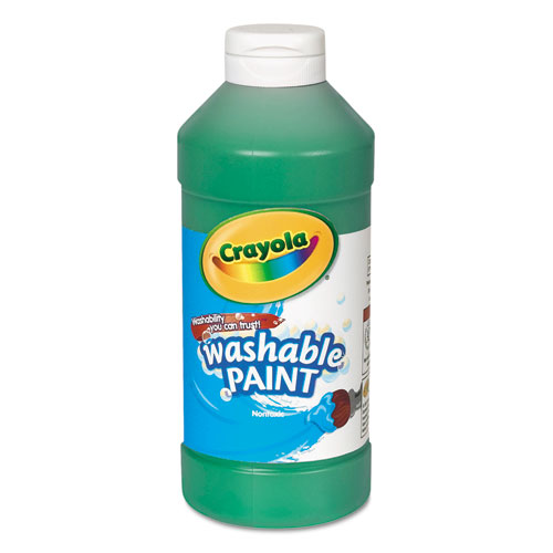 Picture of Washable Paint, Green, 16 oz Bottle
