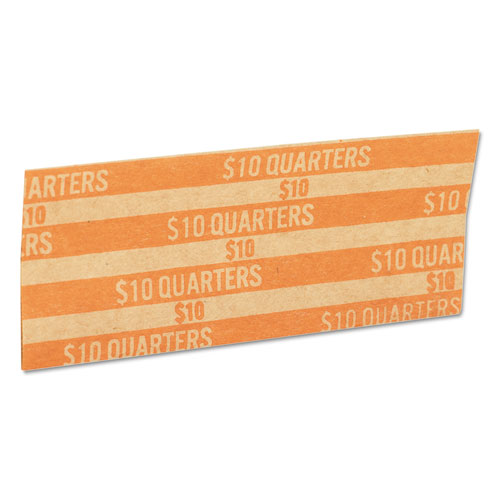 Picture of Flat Coin Wrappers, Quarters, $10, 1000 Wrappers/Box