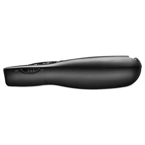 Picture of R400 Wireless Presentation Remote with Laser Pointer, Class 2, 50 ft Range, Matte Black