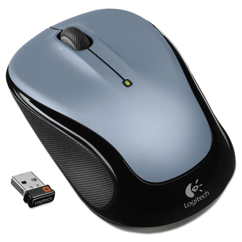 Logitech+M325+Laser+Wireless+Mouse+-+Optical+-+Wireless+-+Radio+Frequency+-+2.40+GHz+-+Silver+-+1+Pack+-+USB+-+1000+dpi+-+Scroll+Wheel+-+2+Button%28s%29+-+Symmetrical