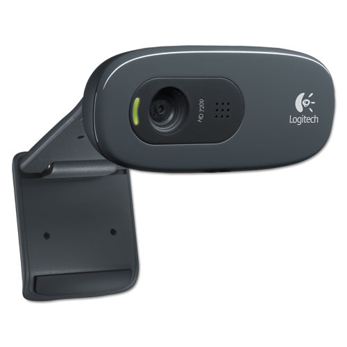 Picture of C270 HD Webcam, 1280 pixels x 720 pixels, 1 Mpixel, Black