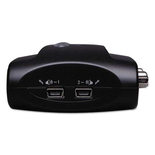 Picture of Compact USB KVM Switch with Audio and Cable, 2 Ports