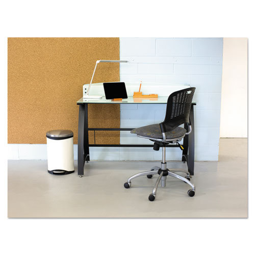 Picture of Step-On Medical Receptacle, 3 gal, Steel, White