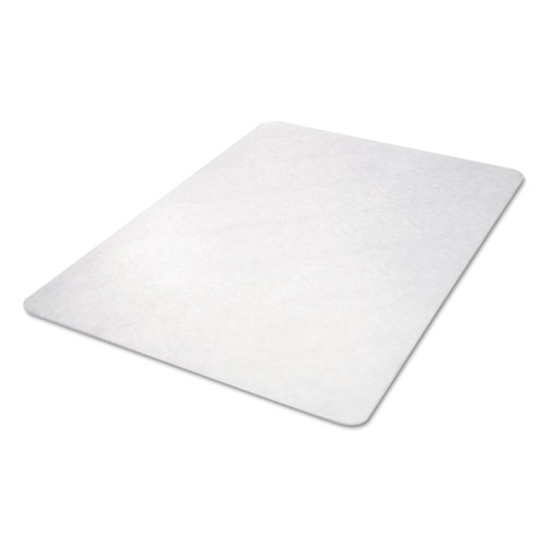 Picture of EconoMat All Day Use Chair Mat for Hard Floors, Rolled Packed, 45 x 53, Clear