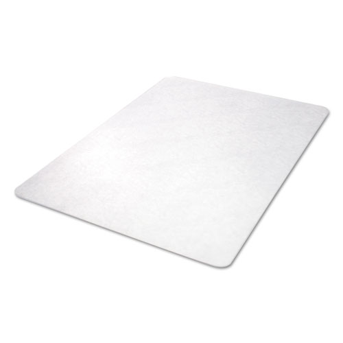 Picture of EconoMat All Day Use Chair Mat for Hard Floors, Rolled Packed, 45 x 53, Clear