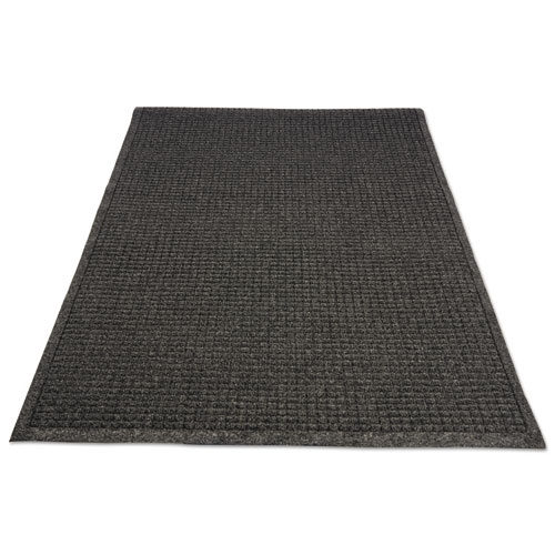 Picture of EcoGuard Indoor/Outdoor Wiper Mat, Rubber, 48 x 72, Charcoal