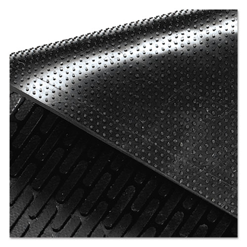 Picture of Clean Step Outdoor Rubber Scraper Mat, Polypropylene, 48 x 72, Black