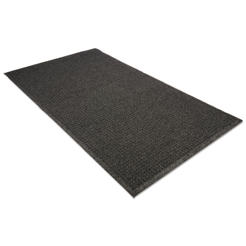 Picture of EcoGuard Indoor/Outdoor Wiper Mat, Rubber, 48 x 72, Charcoal