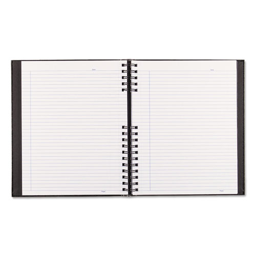 Picture of NotePro Notebook, 1-Subject, Medium/College Rule, Black Cover, (150) 11 x 8.5 Sheets