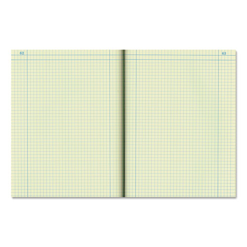 Picture of Computation Notebook, Quadrille Rule (4 sq/in), Brown Cover, (75) 11.75 x 9.25 Sheets