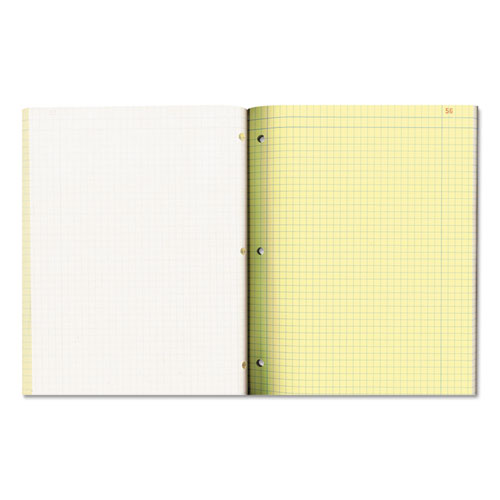 Picture of Duplicate Laboratory Notebooks, Stitched Binding, Quadrille Rule (4 sq/in), Brown Cover, (200) 11 x 9.25 Sheets