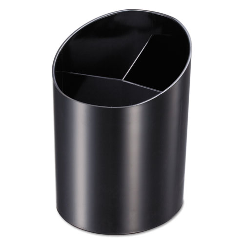 Recycled+Big+Pencil+Cup%2C+Plastic%2C+4.25+x+4.5+x+5.75%2C+Black