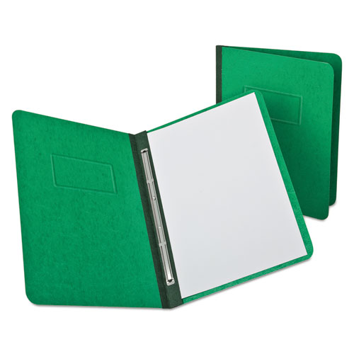 Picture of Heavyweight PressGuard and Pressboard Report Cover w/Reinforced Side Hinge, 2-Prong Fastener, 3" Cap, 8.5 x 11, Light Green