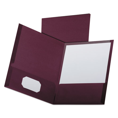 Linen+Finish+Twin+Pocket+Folders%2C+100-Sheet+Capacity%2C+11+X+8.5%2C+Burgundy%2C+25%2Fbox