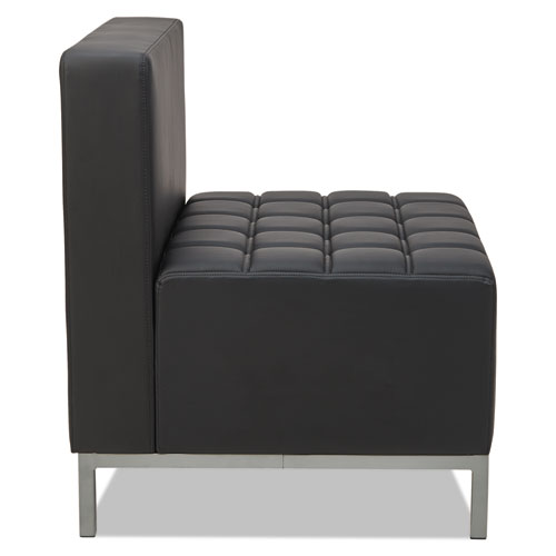 Picture of Alera QUB Series Armless L Sectional, 26.38w x 26.38d x 30.5h, Black