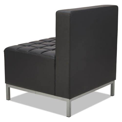 Picture of Alera QUB Series Armless L Sectional, 26.38w x 26.38d x 30.5h, Black